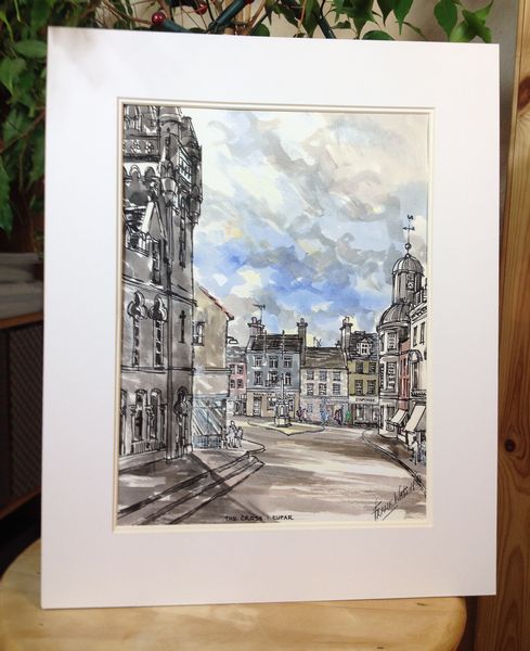 Frank Watson - The Cross Cupar, Fife A3 Hand Finished